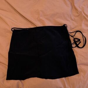 Weekday Circee Mini Wrap Skirt (Size M)